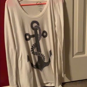 Soft sweater with anchor go couture